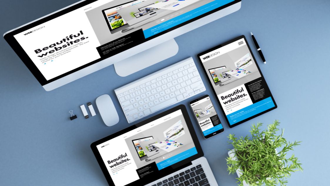 SEO Optimized Canva Website Mockup: Professional, Secure, Fast, with Custom Domain